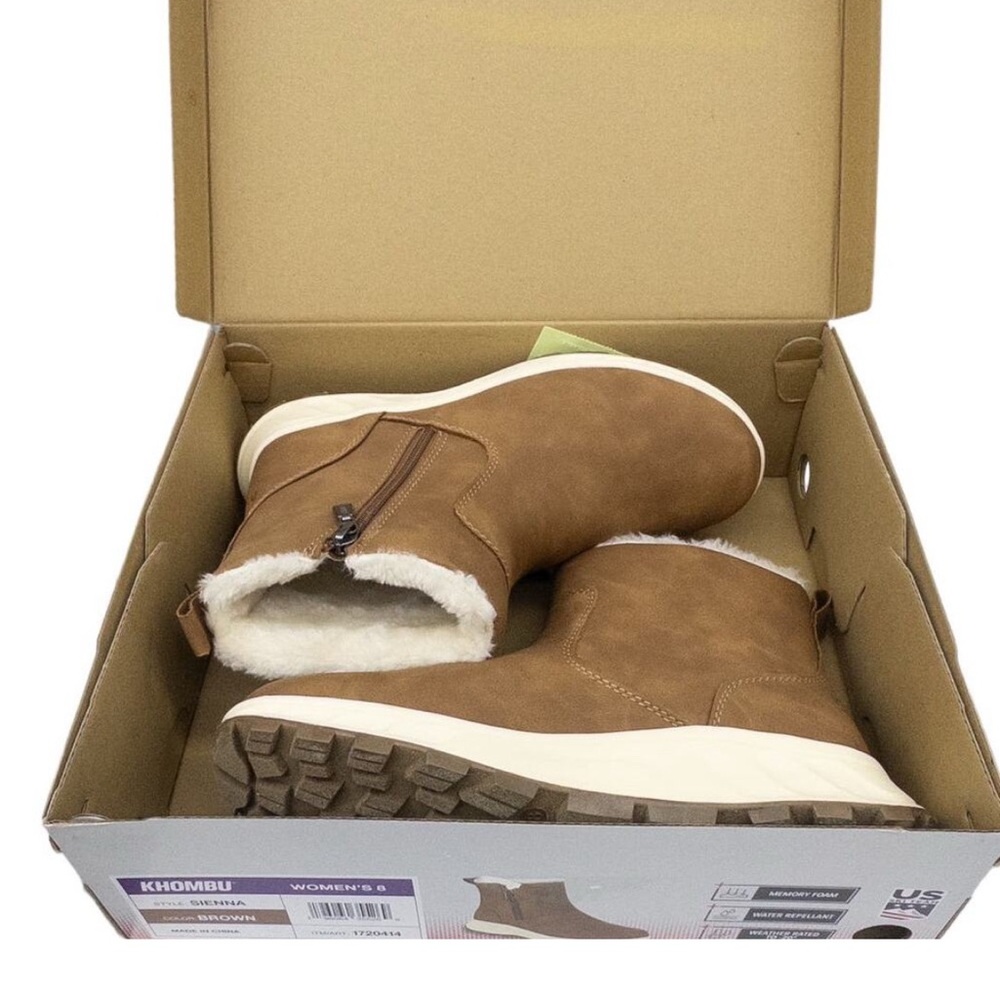 Khombu Brown Ankle Boots